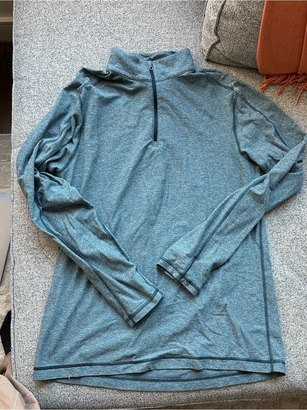 Lululemon Men's Blue Quarter Zip